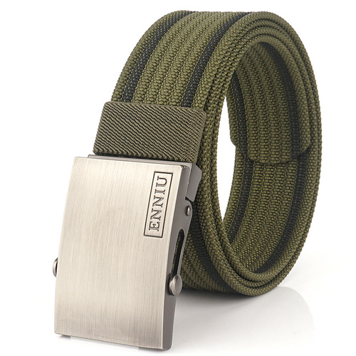 TUSHI new nylon workwear canvas belt training outdoor smooth belt belt manufacturer wholesale