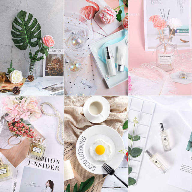 Ins风背景布化妆品饰品摄影摆件拍照背景板拍摄背景布批发合集 价格 厂家 哪里买 我有货 B 5yoho Cn