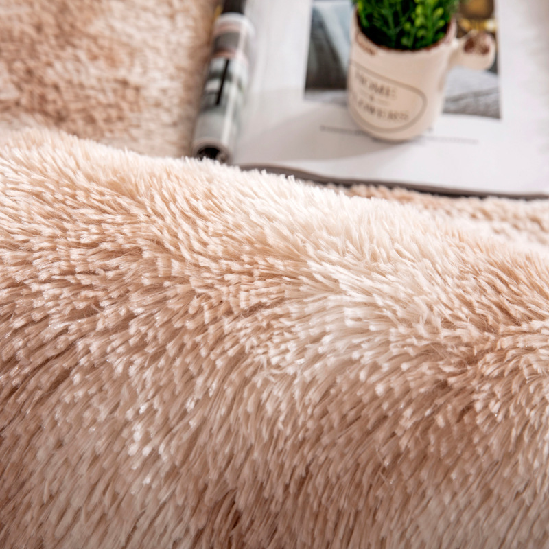 Sala de estar alfombra de gradiente completo dormitorio tie-teñido mesa de té manta de noche Alfombra de lana larga al por mayor alfombra de la ventana de la Bahía alfombra del hogar