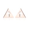 Earrings, triangle, European style, 2021 collection