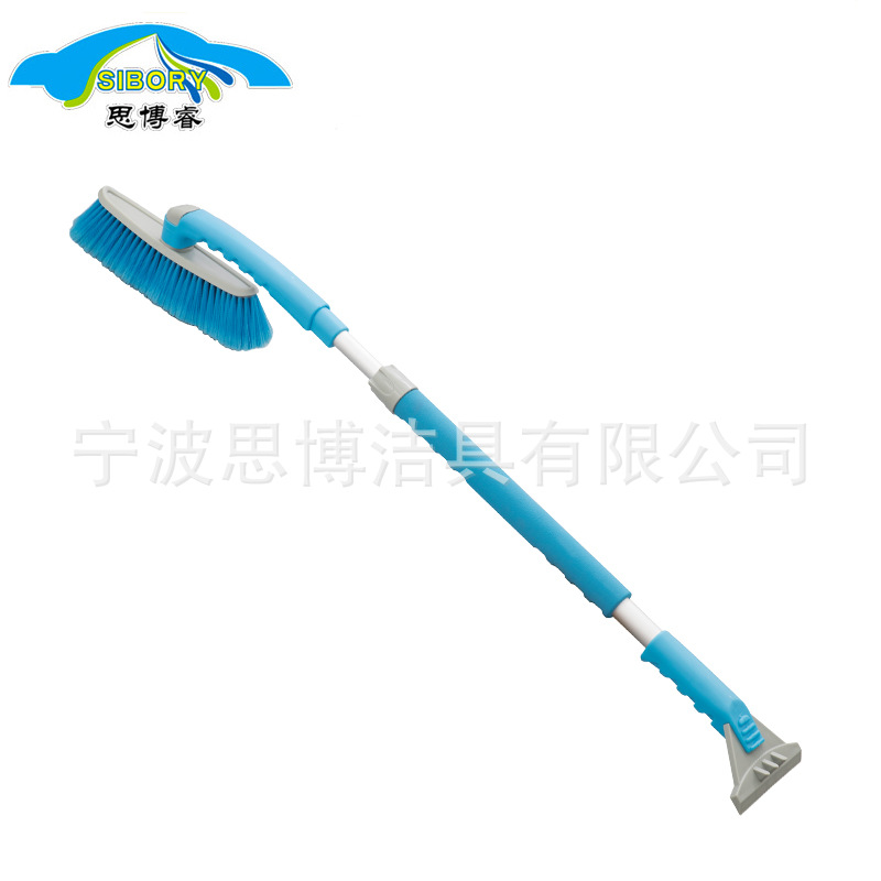 雪铲扫雪用品 PVC可伸缩冬季车用除雪铲 二合一伸缩雪刷冰铲批发