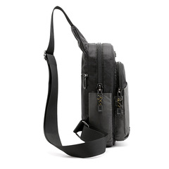 奧天男士防水尼龍胸包韓版潮流時尚百搭戶外潮包個性胸包工廠批發