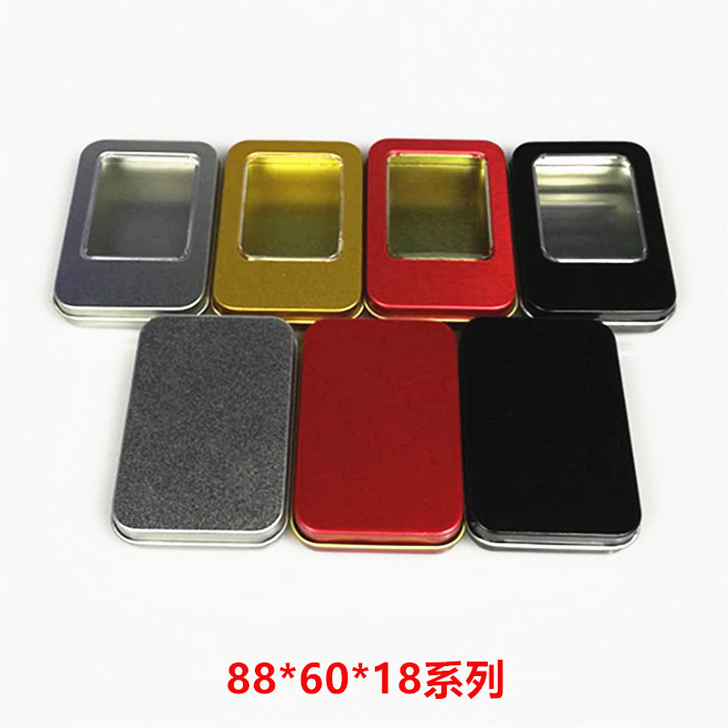 Manufactor Direct selling Fingertip top Makou Iron box rectangle U disk Key buckle badge gift Packaging box customized