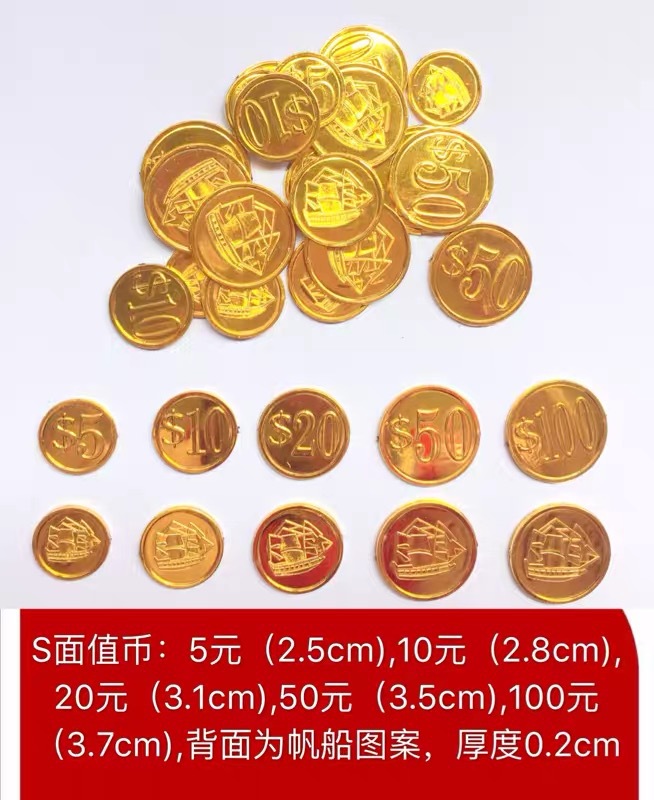 S标美金数值金币