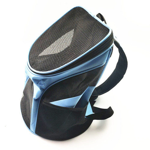 Summer Breathable Small Dog Pet Backpack Outing Dual Shoulder Bag Oxford Mesh Dual Shoulder Bag Chest Teddy Bag