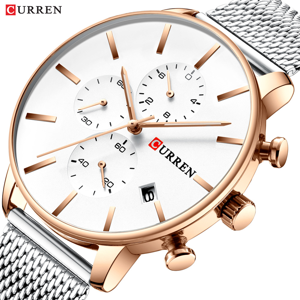 Men's Quartz Watch Waterproof Business Multifunctional Six Pin_voghion.com