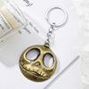 European and American film and television surrounding jewelry Christmas Scarred Night Skull Keychain wholesale