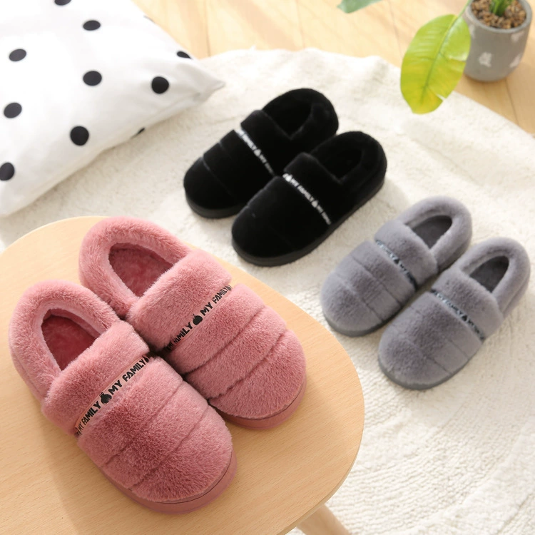 Новые осенне-зимние любители домашней хлопчатобумажной обуви с мягким дном, теплые плюшевые мужские и женские хлопковые тапочки с имитацией кролика, все-в-одном оптом