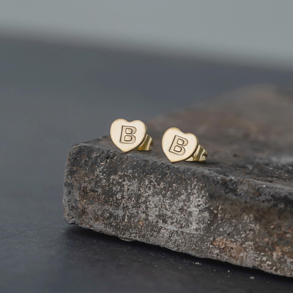 Nouvelles Boucles D&#39;oreilles Anglaises 26 Lettres display picture 25