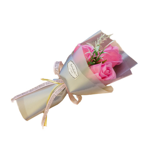 Mother's Day Soap Flower Gift Box Small Bouquet WeChat Business Promotion Small Gift Opening Gift for Customers Soap Flower Manufacturer