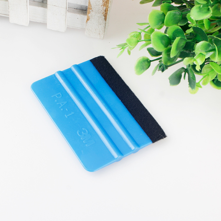 Rascador cuadrado con pelusa adecuado para 3m que cambia de color película etiqueta engomada del coche herramienta traje lana parche fieltro reemplazo