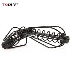 European-style bait feeder with built-in nest feature, copper-plated spring-loaded weight system, and long-range casting nest cage—wholesale available