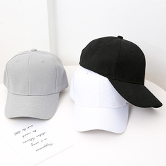 Lifestyle Korean-style fashionable duckbill hat outdoor sun hat trendy street black baseball cap plain hat
