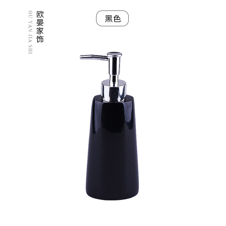 酒店高档洗手液瓶 洗发露沐浴露分装瓶欧式树脂 洗手液空瓶子树脂|ms