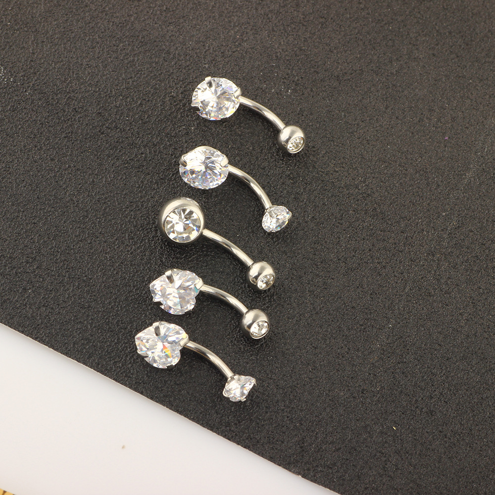 Pointed titanium steel lip stud product view