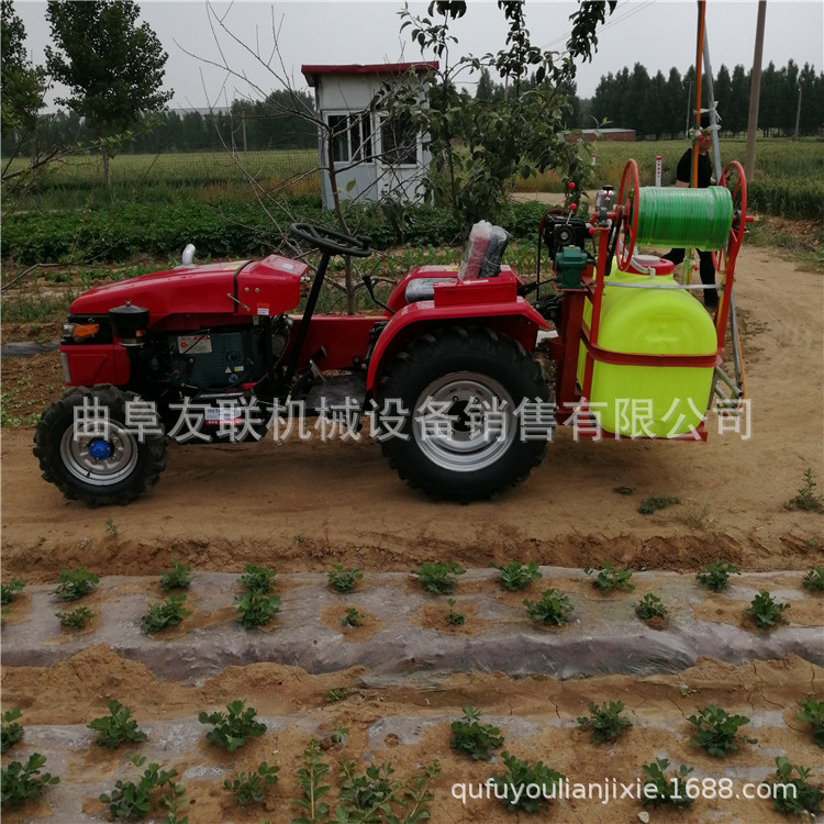 果树四轮打药机 悬挂式农田喷药机 喷杆可折叠式喷洒机03