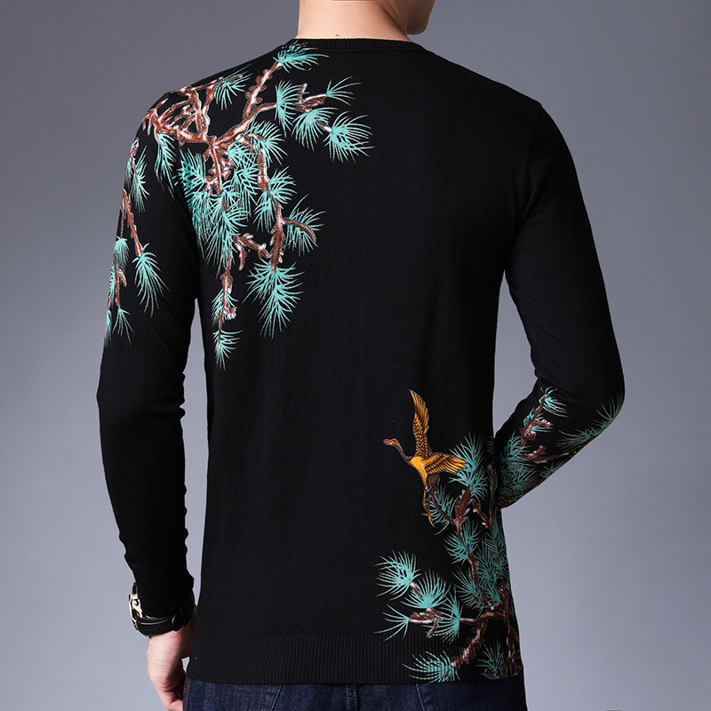 Pull homme JINGPENG INTERNATIONAL en Modal - Ref 3418092 Image 2