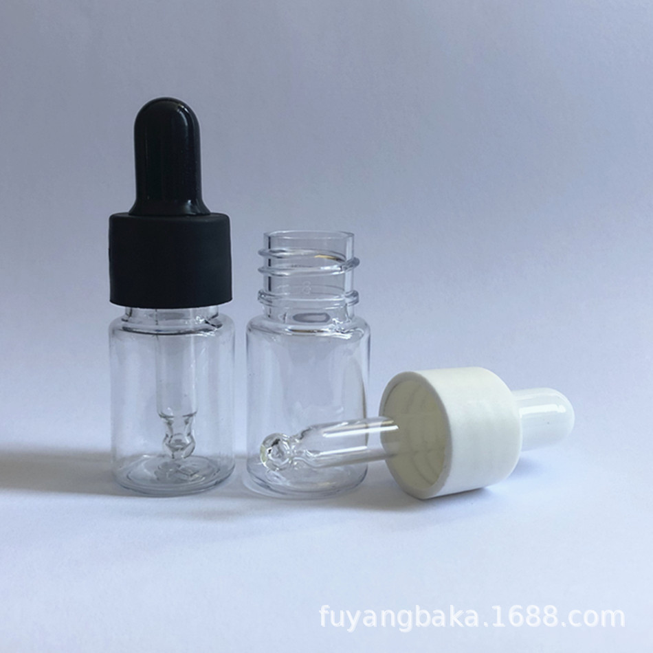 5ml dropper bottle Transparent PET plast...