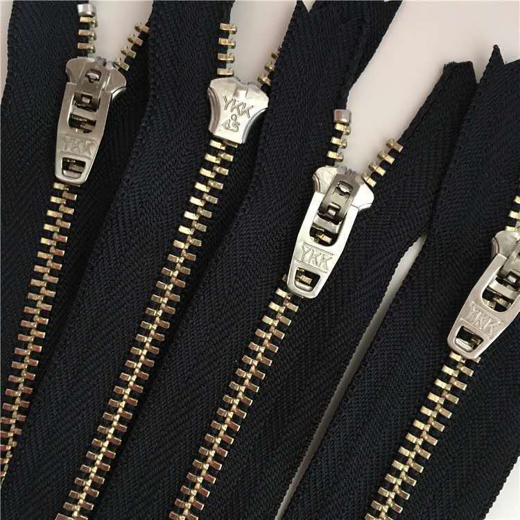 YKK 3号金属拉链  牛仔裤 白铜 裤子 工作服拉链 拉链厂家YKK正品