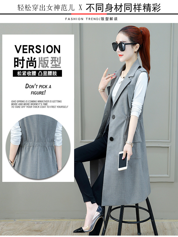 Gilet femme en Mélange de fibres chimiques - Ref 3317702 Image 22