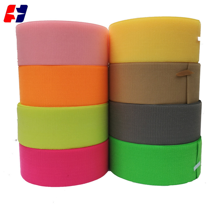 New foreign nylon color buckle style child and mother sticker hook wool can be sold 10cm sewing hook and loop