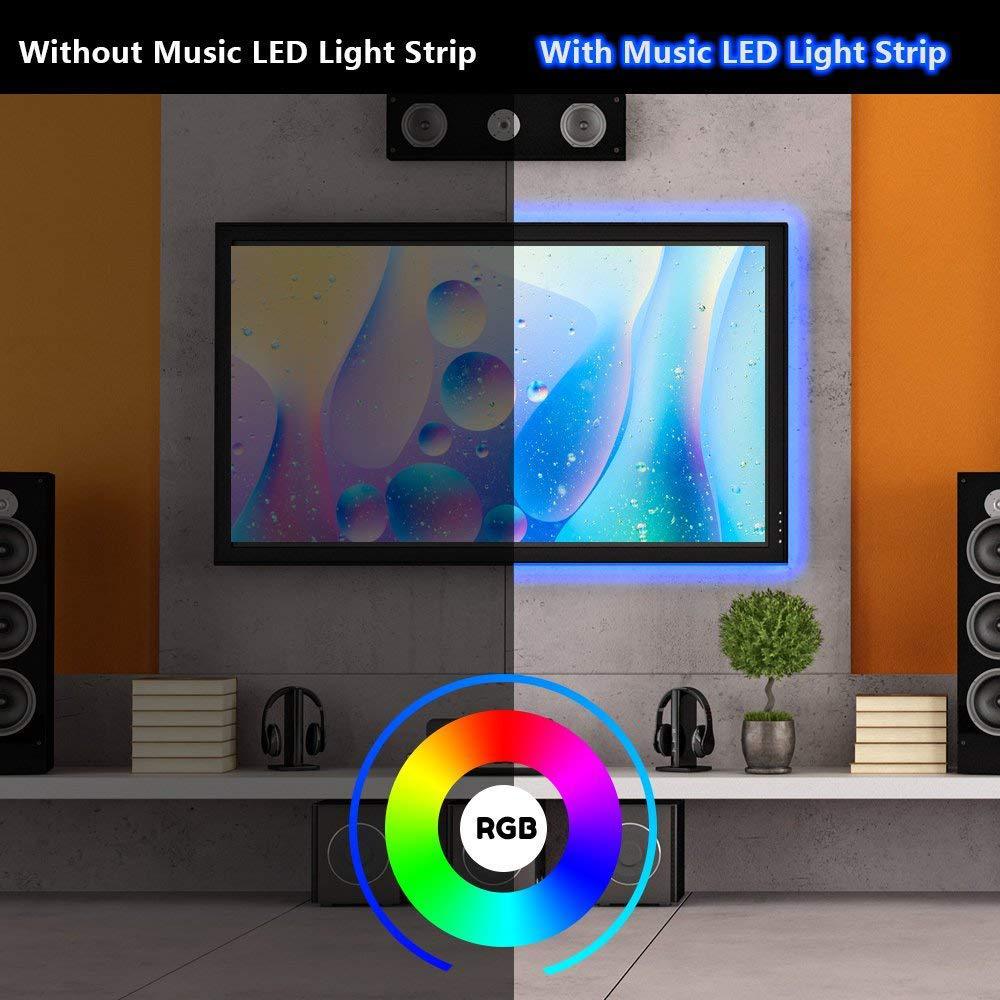 LED Bluetooth Light Strip in Use