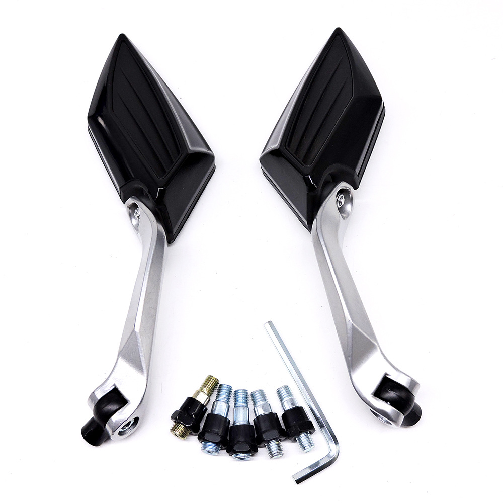 Motorcycle Modified Rearview Mirror, Scooter, Street Car, Moped Rearview Mirror, Reversing Mirror, Rearview Mirror, Diamond-Shaped Reflector