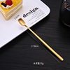 Tableware stainless steel, coffee mixing stick, spoon, square head, wholesale