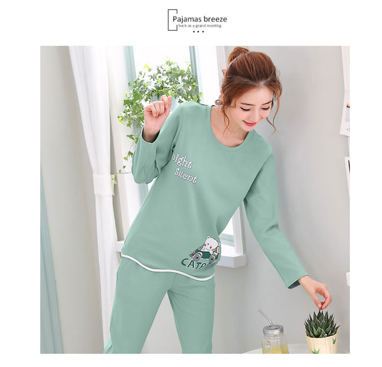 S绿色汽车熊长袖 (6)