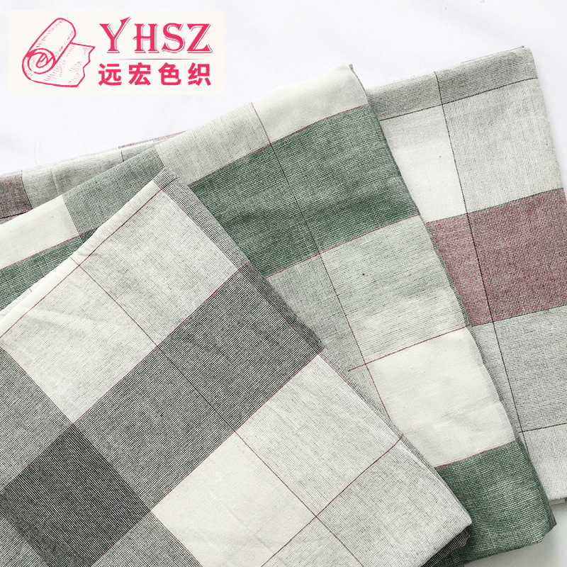 批发现货 弹力布 时装面料 米通弹力格布 色织弹力布