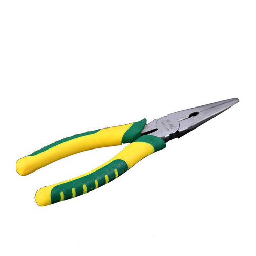 Plastic handle wire pliers 6 inches, 8 inches needle nose pliers, 6 inch diagonal nose pliers are of excellent quality and will not fall off due to large handles.