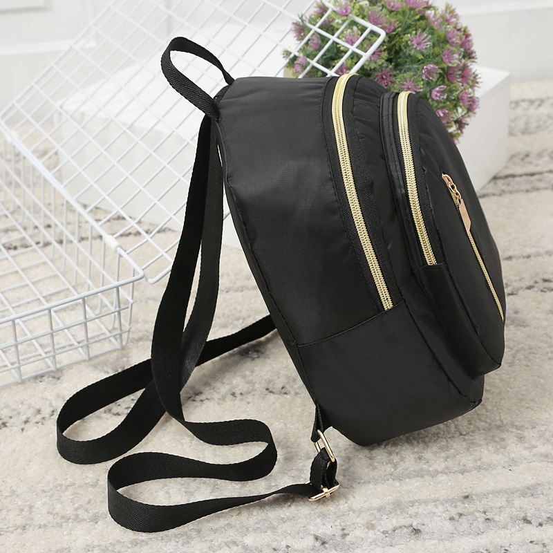 Solid Color Nylon Cloth Small Backpack display picture 15