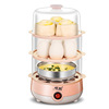 Double -layer eggs, mini steamer steamer steamed egg boiled egg artifact, boiled eggs multi -functional small home appliance cross -border