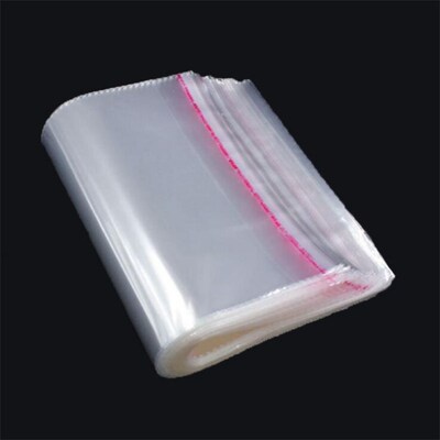 透明自封口opp不干胶小自粘袋饰品衣裙服装数据线包装袋现货批发