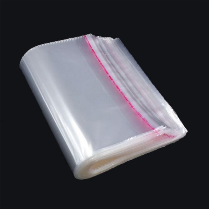 透明自封口opp不干胶小自粘袋饰品衣裙服装数据线包装袋现货批发