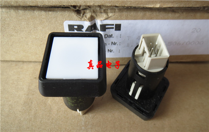 1.15.150.506/0000进口德国RAFI方形按钮按键按动复位电源开