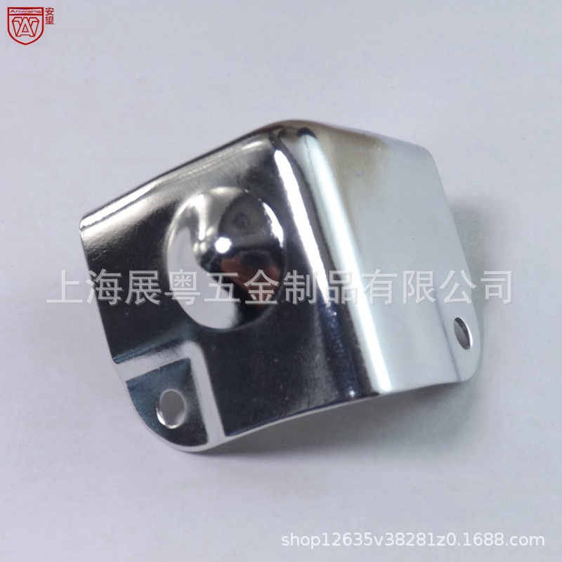 AW336 - 50 maleta de madera convexa esquina de protección de ángulo código de ángulo de hardware esquina de hierro esquina de tres caras esquina pequeña esquina de protección de borde