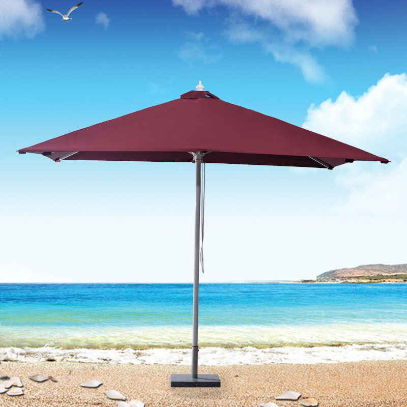 aluminium alloy In the column umbrella Drawstring outdoors Sunshade Patio umbrella Beach Umbrella Rome customized Manufactor Direct selling