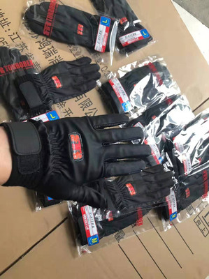 E-831BK Red Dragonfly Knots Rope Climbing Emergency gloves