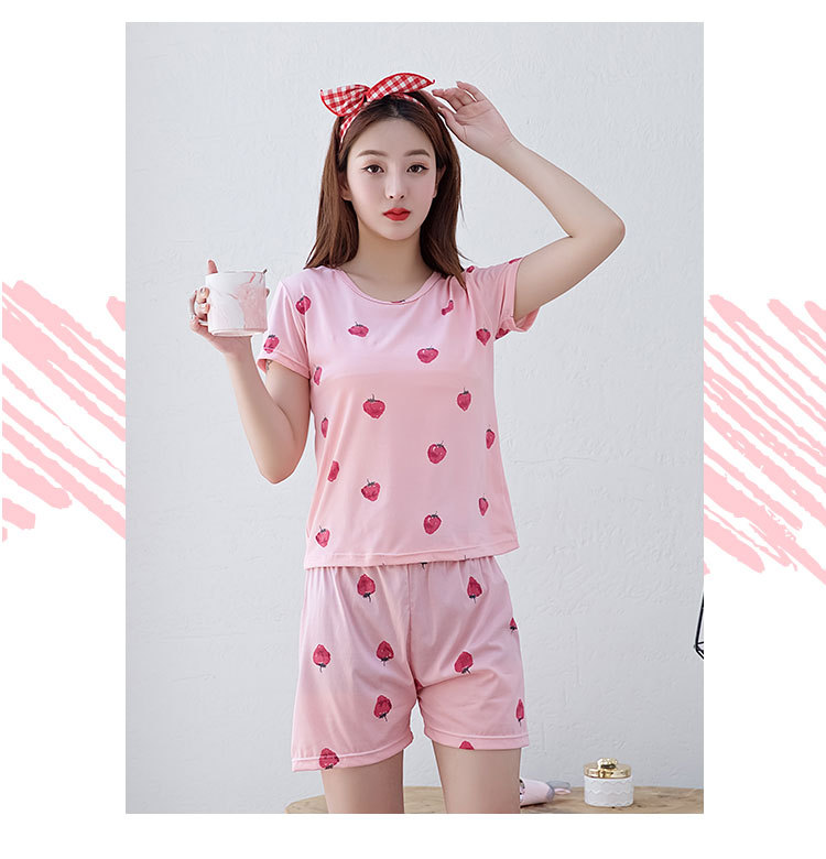 S粉色草莓短袖 (12)