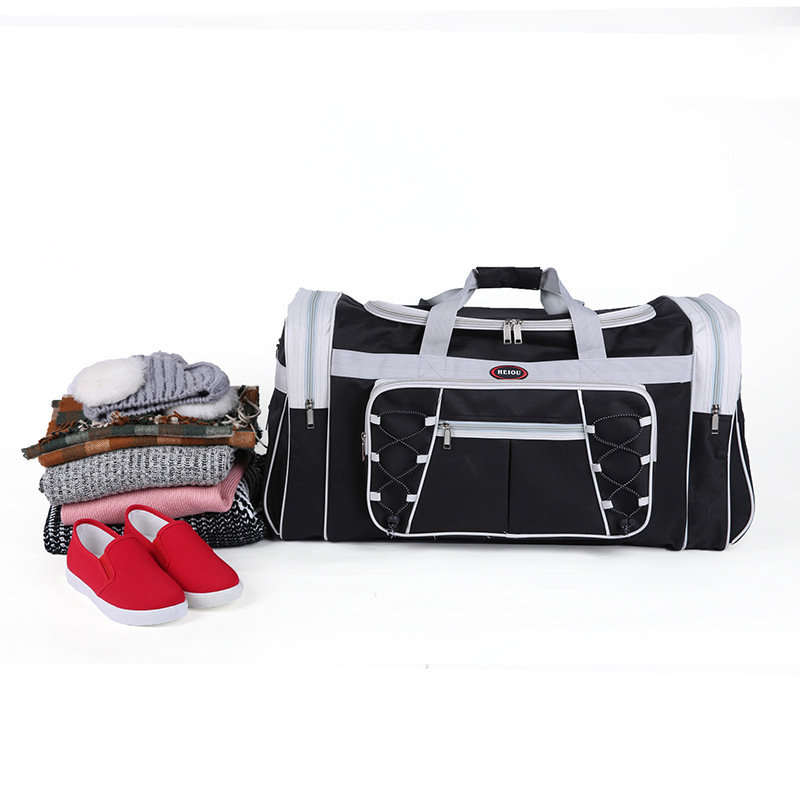 Venta al por mayor de gran capacidad de tela Oxford portátil impermeable bolsa de equipaje extra grande bolsa de transporte bolsa de hogar plegable bolsa de almacenamiento de edredón