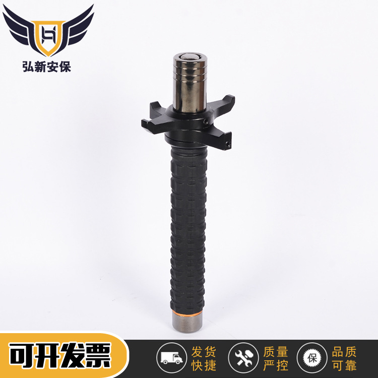 二代机械护手甩棍 伸缩棍旋转护手棍三节棍 新型合金钢新型
