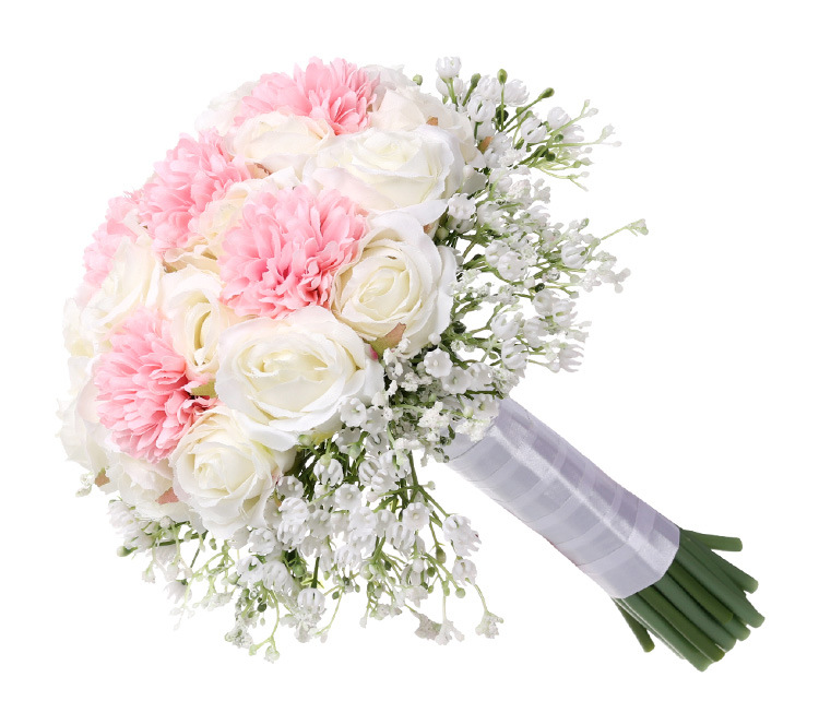 European and American wedding bouquets, creative starry sky simulation bouquets, bride's wedding bouquets, wholesale wedding supplies detail image 1