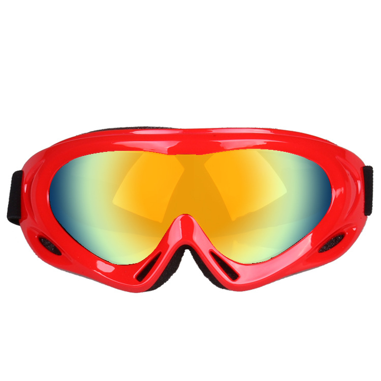 Yksikerroksiset hiihtotuulisuojat, X500 aikuisille ja lapsille moottoripyörän tuulenpitävät hiekkalasit, ulkoiluun sopivat iskut_voghion.com