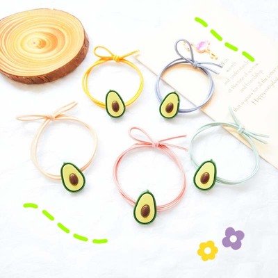 韩版网红头绳 牛油果蝴蝶结发圈 扎头发皮筋皮套 2元店货源批发