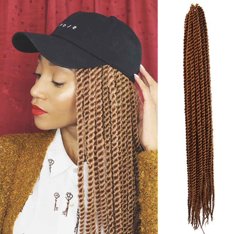 Senegalese twist crochet braids hair Dirty braid wigs Amazon wish Source of goods