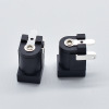 Large current 3A mother seat DC socket DC-005D three-pin plug-in DC power supply mother seat thickened all-copper feet