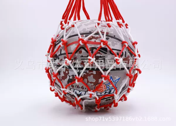 Factory spot wholesale football basketball volleyball net bag polypropylene size net bag single pocket portable