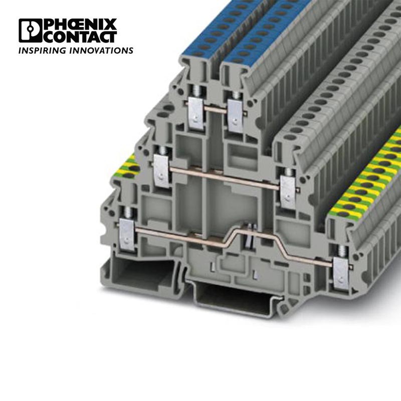 菲尼克斯接地端子 - UT 2,5-PE/L/N -3214291-50一包50个