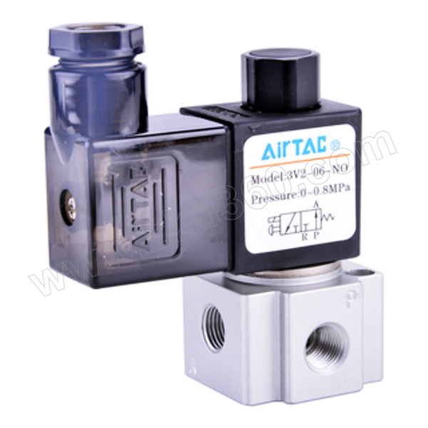 3V2系列电磁阀AIRTAC/亚德客3V2-06-NO-F-IR1/8,DC12V